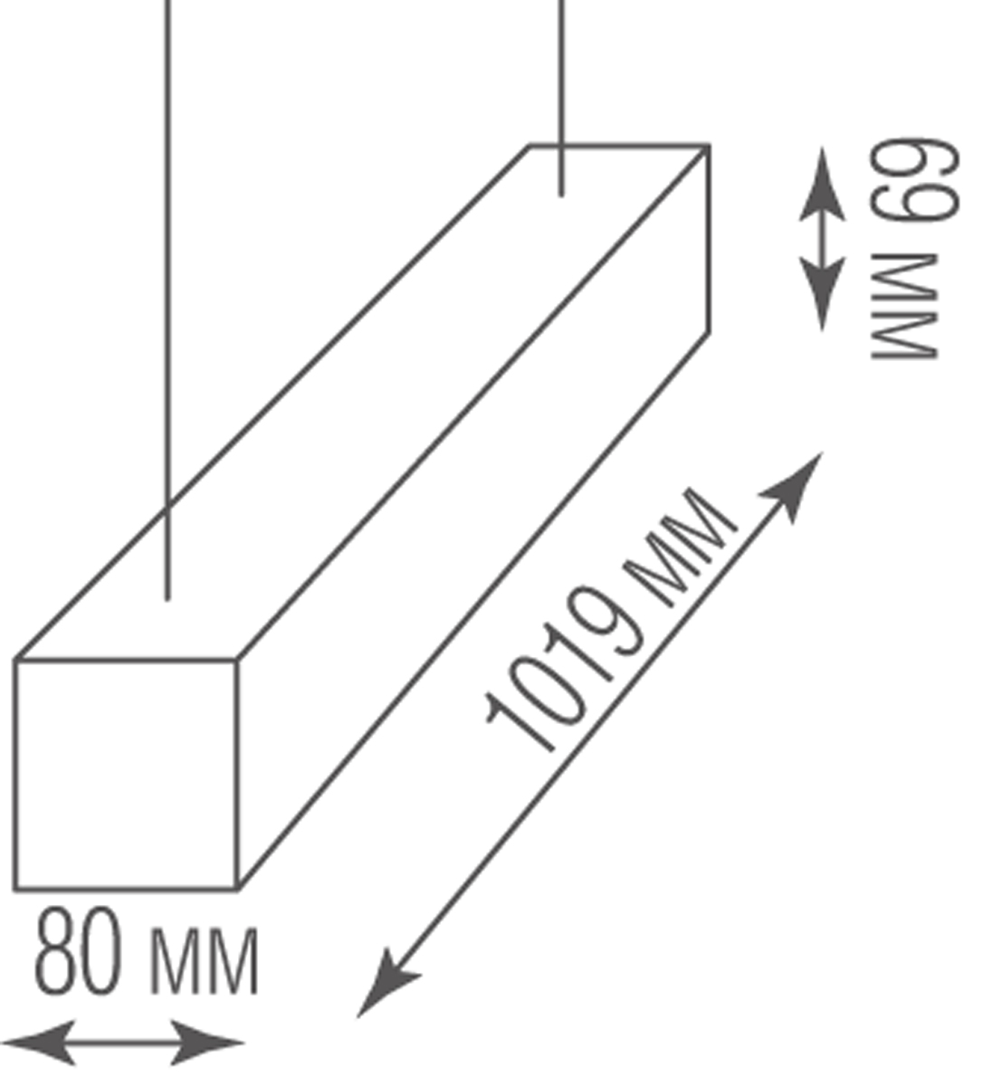Подвесной светодиодный светильник Donolux DL18516S100WW40L5 D2