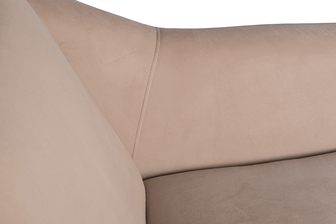 Кресло велюровое бежевое/матовое золото Garda Decor 101MR-AR2976KRES-BEG/ZOL