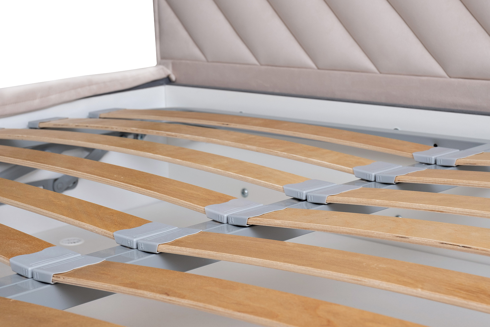Кровать Milano Basic с подъемным механизмом бежевая Garda Decor MILANO BASIC-160M-Colt002