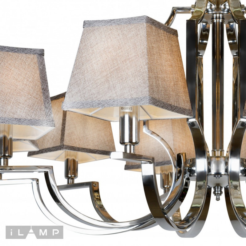 Подвесная люстра iLamp 6943-10 CR