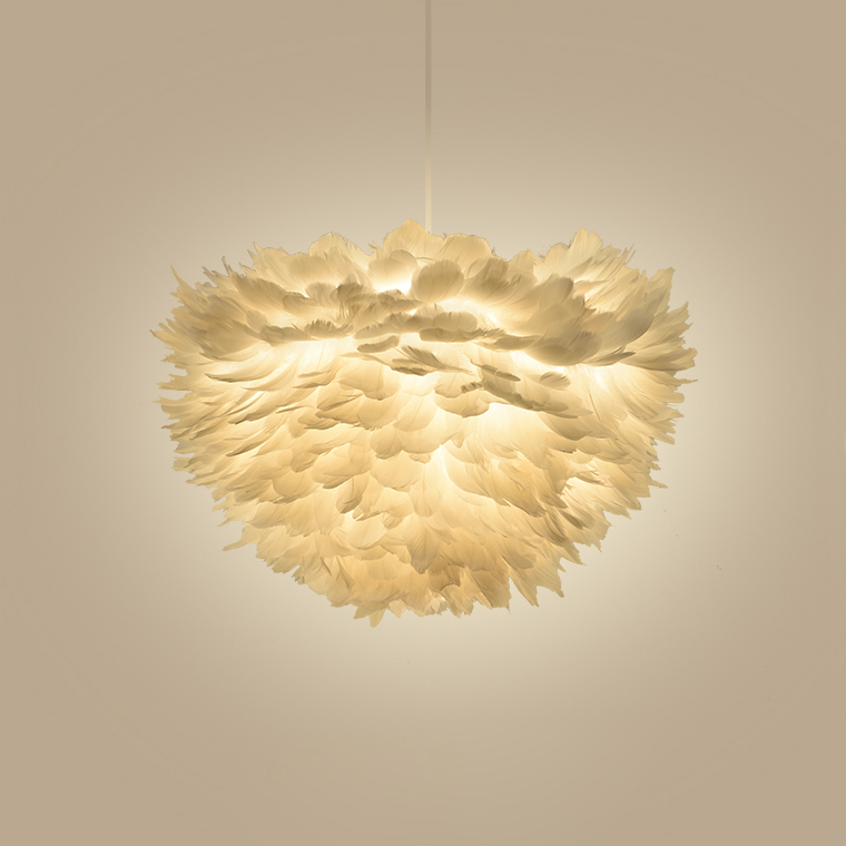 Люстра FEATHERS D40 White by ImperiumLoft