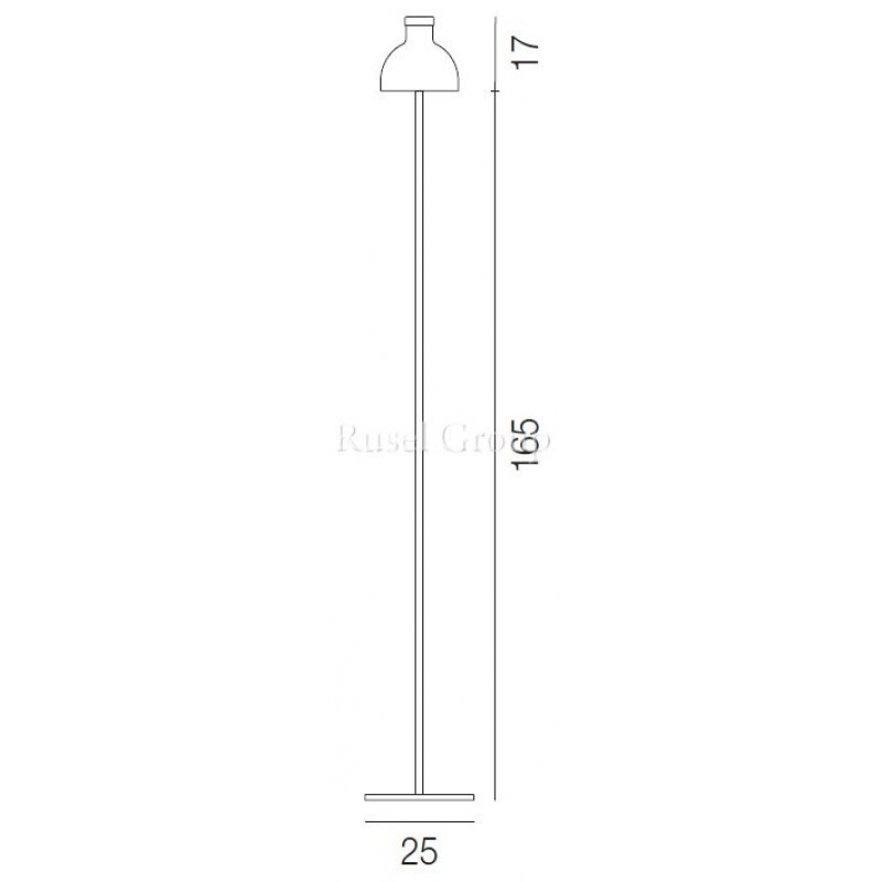 Напольный светильник Vistosi ENNE LUCI PT