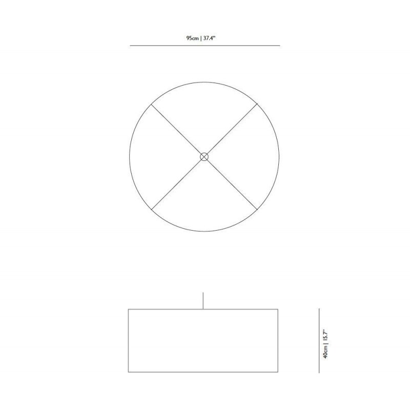 Подвесной светильник Moooi Round Boon white
