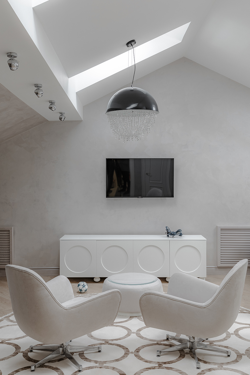 Тумба под телевизор белая Garda Decor GD-TV004