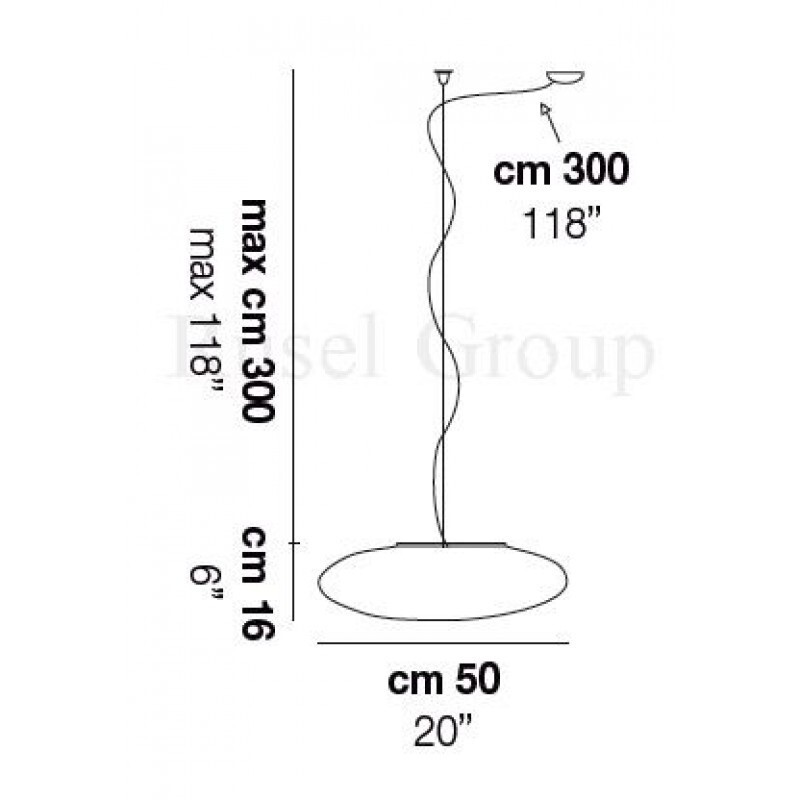Подвесной светильник Vistosi NEOCHIC SP G D1