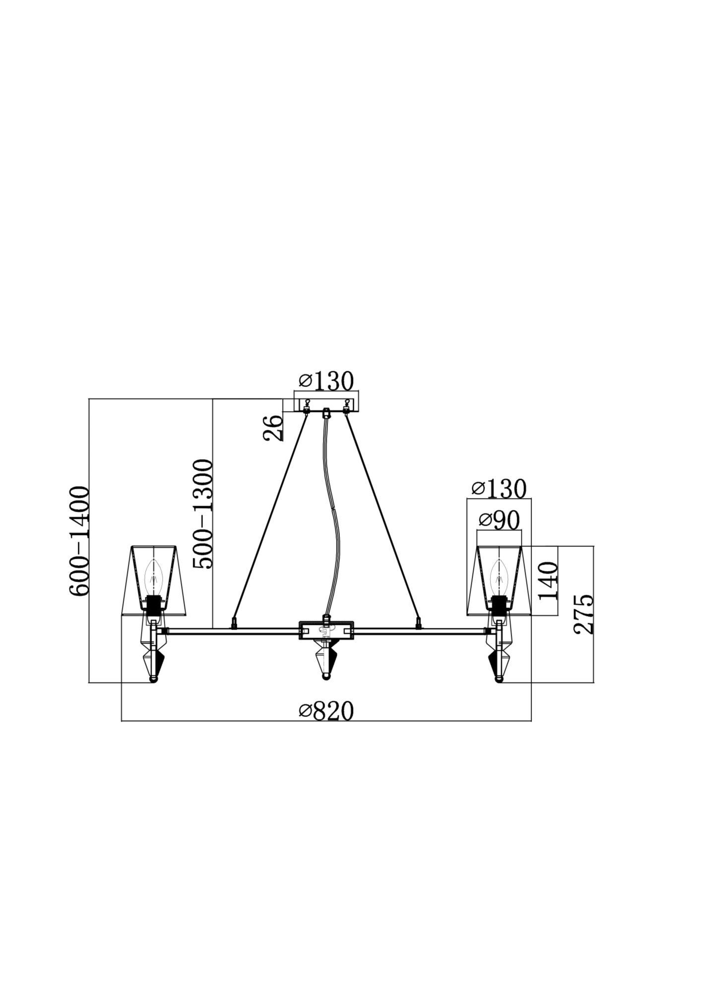 Люстра Maytoni MOD039PL-08N