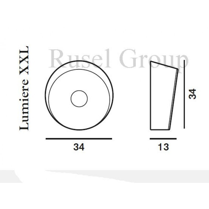 Настенный светильник Foscarini Lumiere XXL parete