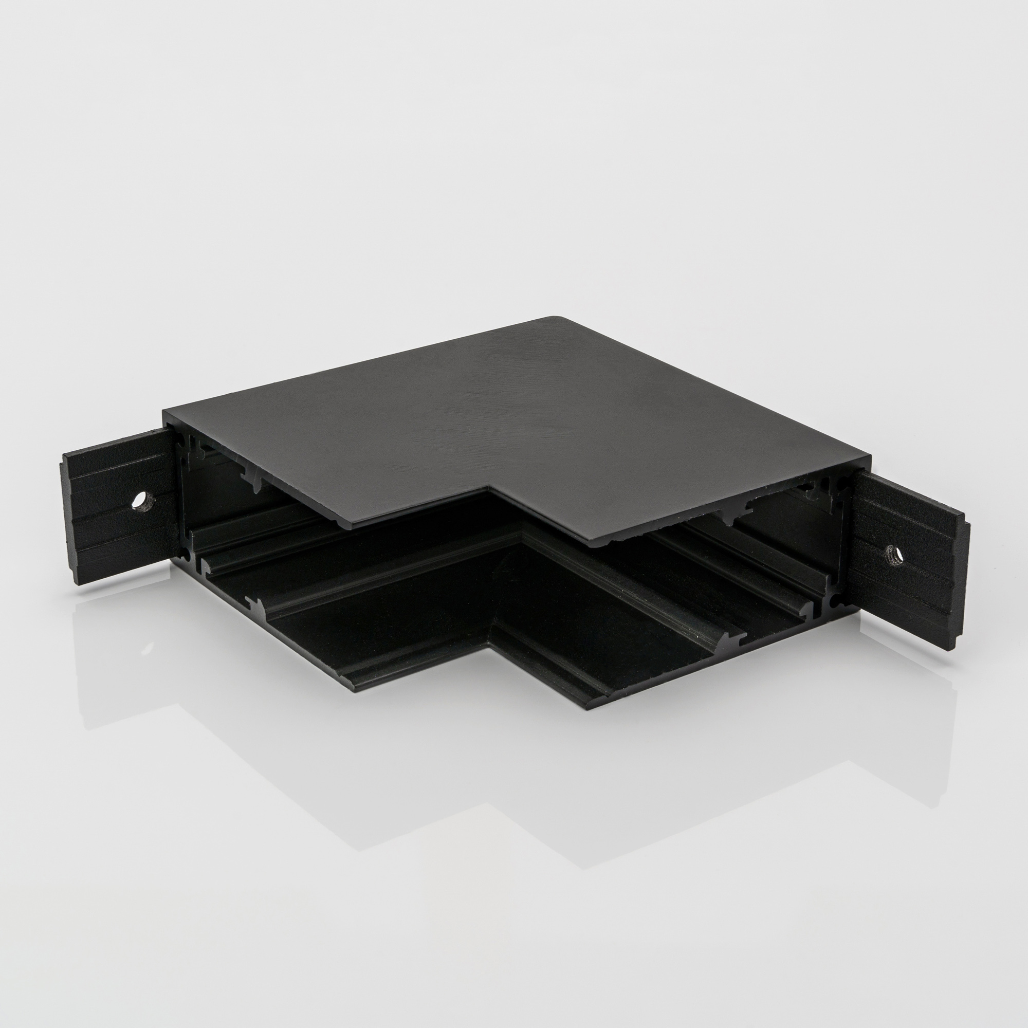 Коннектор угловой внутренний для накладного шинопровода Lumker SY-LINK-INT-S1-BL