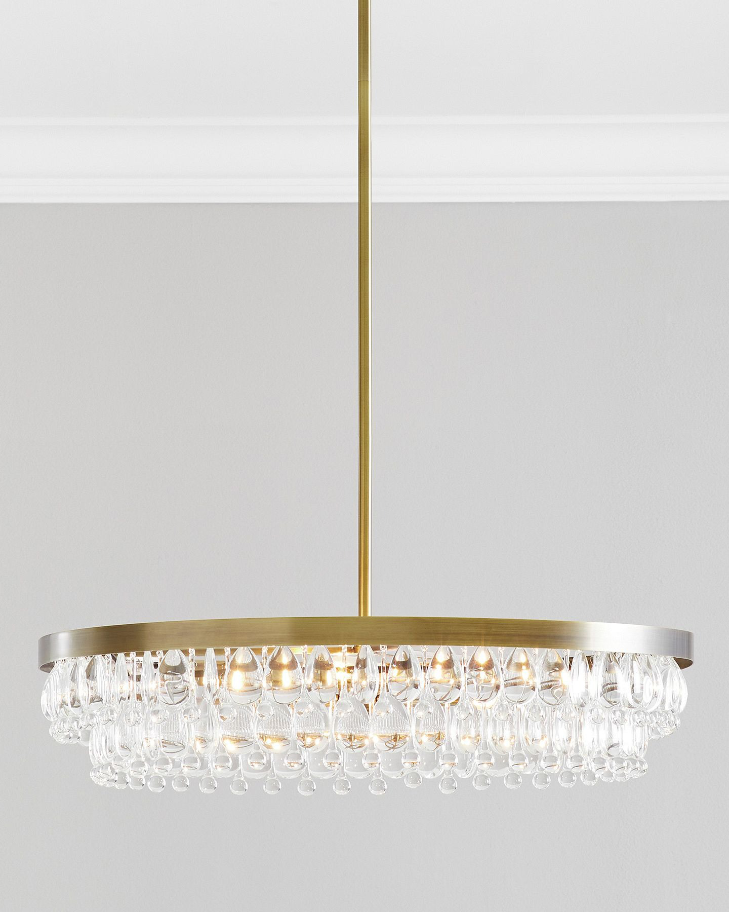 Золотая круглая люстра Асуан Louvre Home LHLCH091023SWL