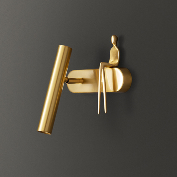 Настенный светильник REMUS Right Black by ImperiumLoft