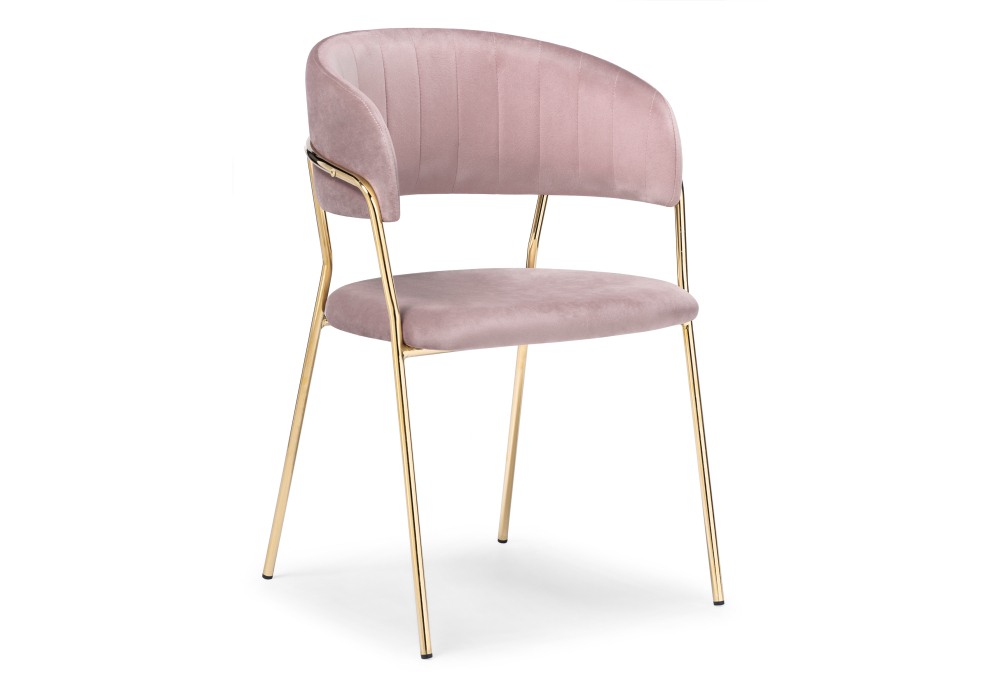 Стул Woodville Kamelia pink / gold 15321