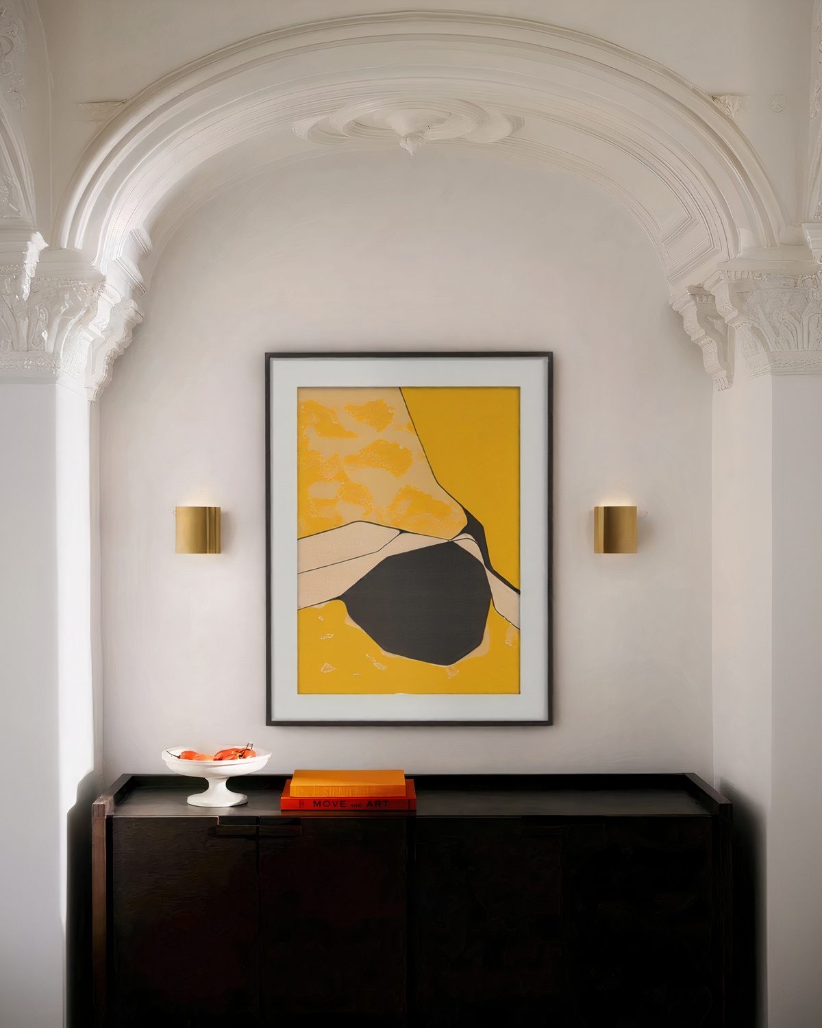Интерьерный постер Orange et noir Louvre Home PP230208