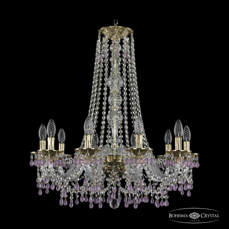 Подвесная люстра Bohemia Ivele Crystal 16110/10/240/h-75 G V7010
