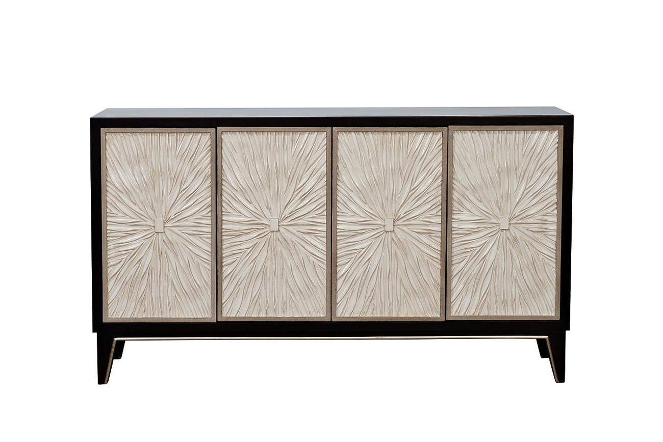 Комод с дверцами на деревянных ножках Garda Decor ART-2921-SA