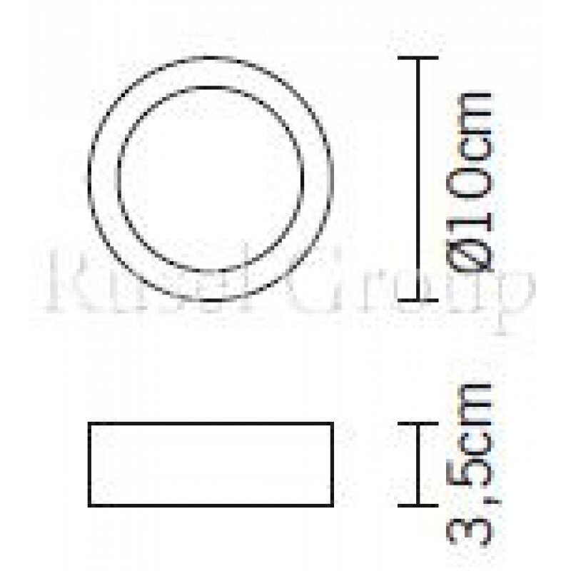 Настенно-потолочный светильник Fabbian Sette W D54 G01 11