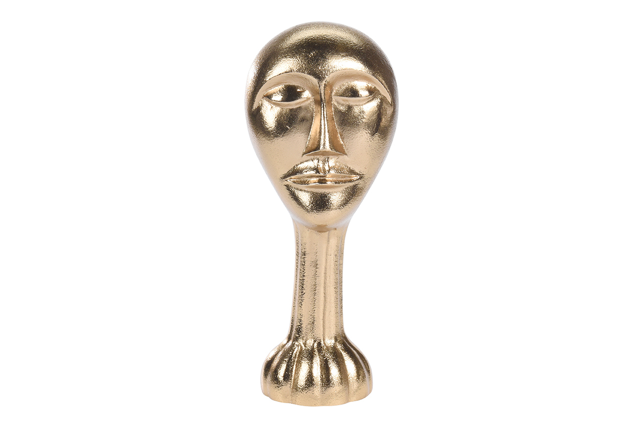 Декор "Маска" настольный с подвесом золотой Garda Decor A98016230