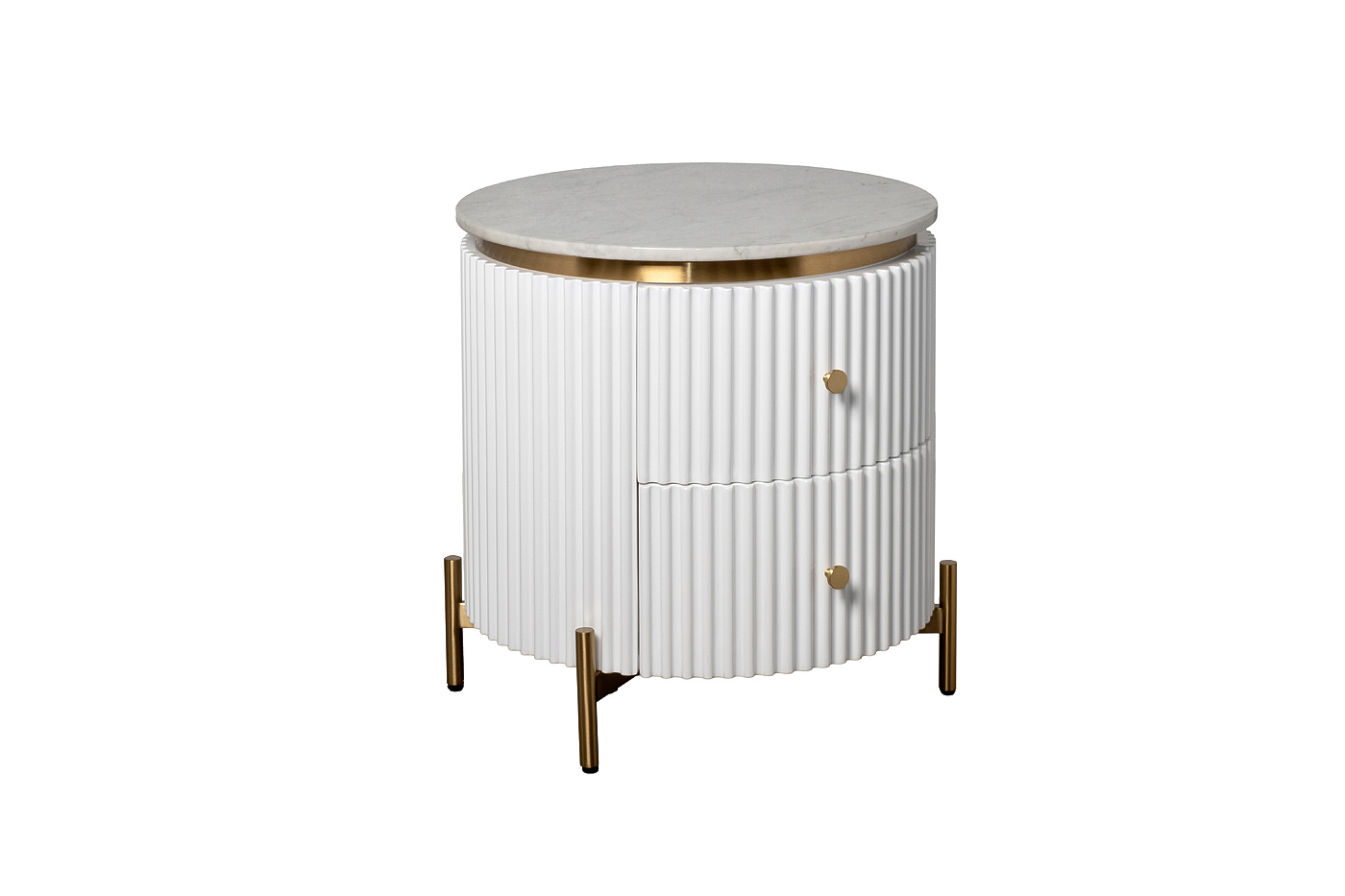 Тумбочка с мя ящиками и мраморной столешницей Garda Decor 77IP-GD009-TUMB/1