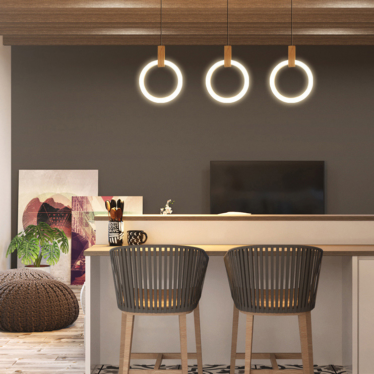 Подвесной светильник HALO D30 Wood by ImperiumLoft