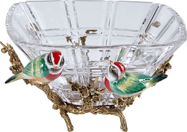 Чаша с птичками Glasar HGL488/1/GLASS