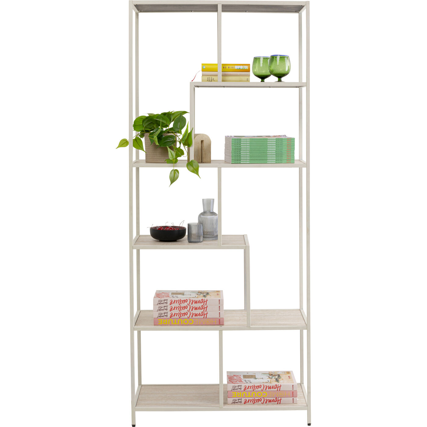 Стеллаж Loftie Greige 77x185cm KARE 70696
