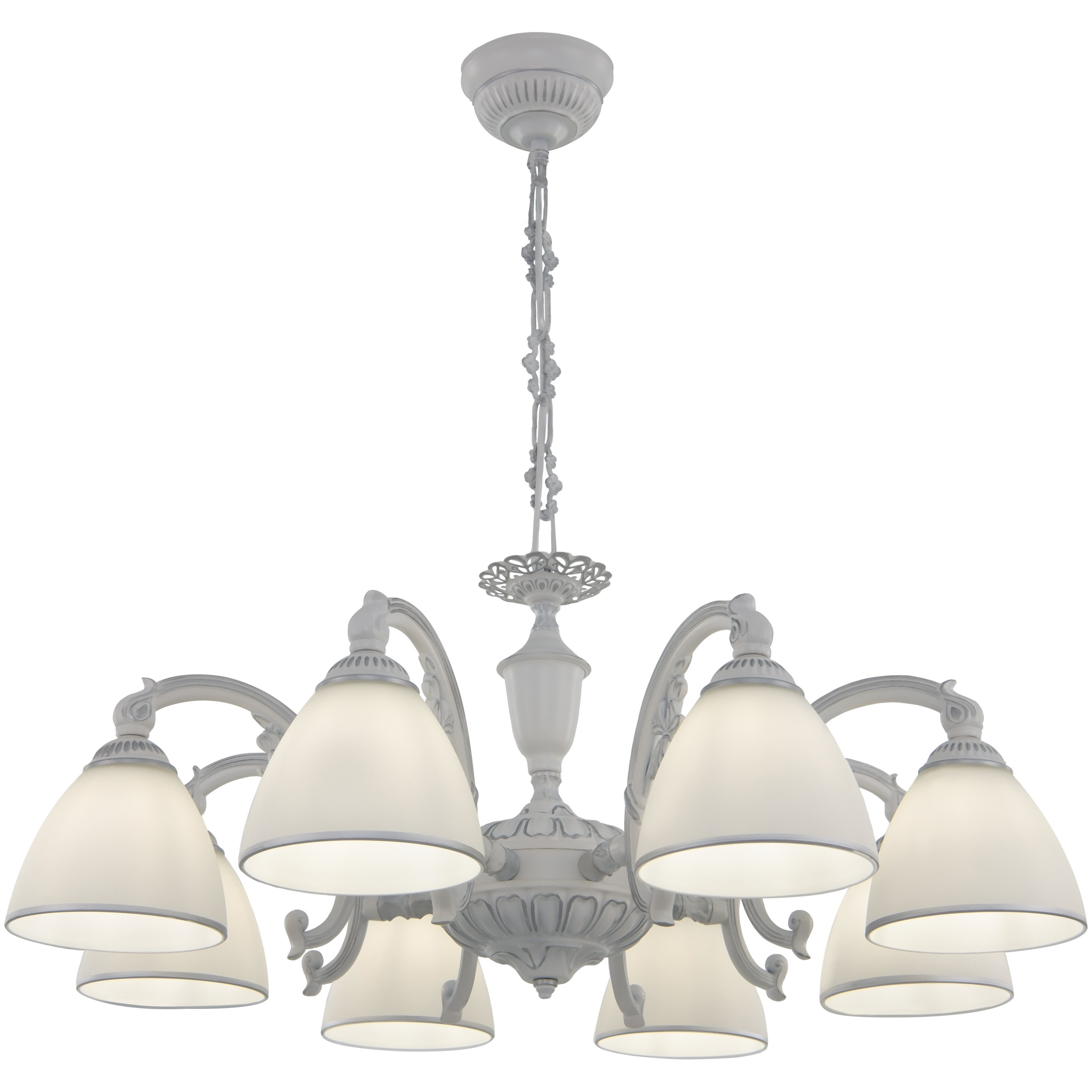 Люстра с плафонами 341837/8 WT+SL Arte Milano