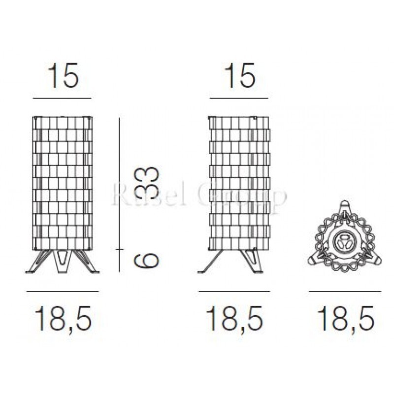 Настольная лампа Vistosi TAHOMA LT 11