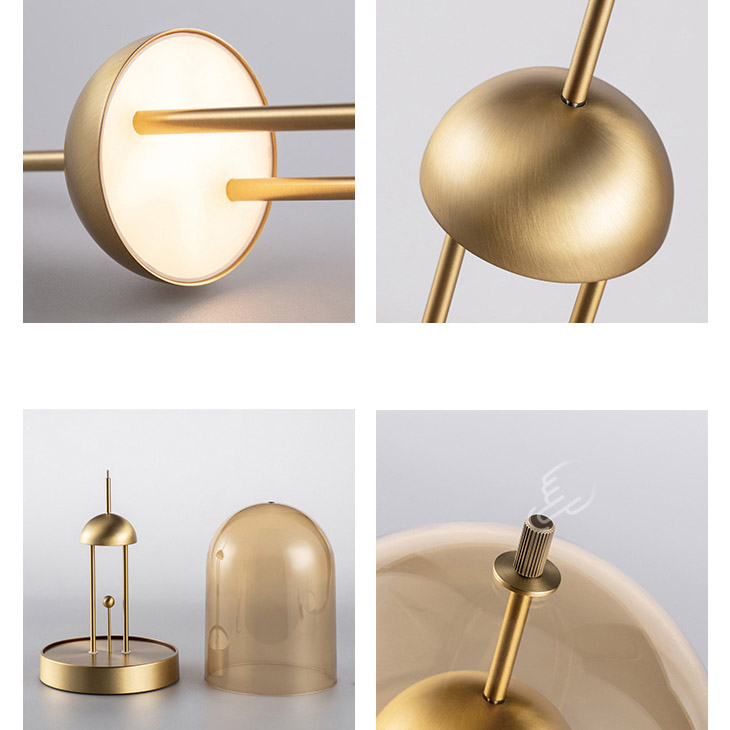 Настольная лампа SIVAN B Black by ImperiumLoft