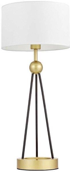 Интерьерная настольная лампа Lumina Deco LDT 5527 GD+WT
