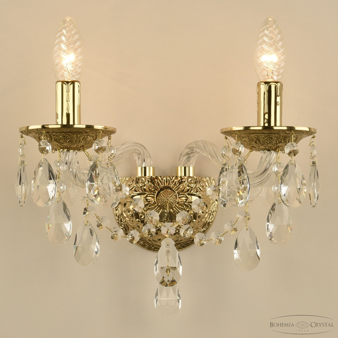 Бра хрустальные 16215B/2/141 G Bohemia Ivele Crystal