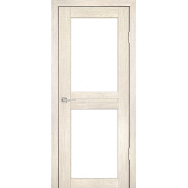 Межкомнатная дверь Graf PS-04 белый сатинат ЭшВайт Мелинга (2000 х 600)