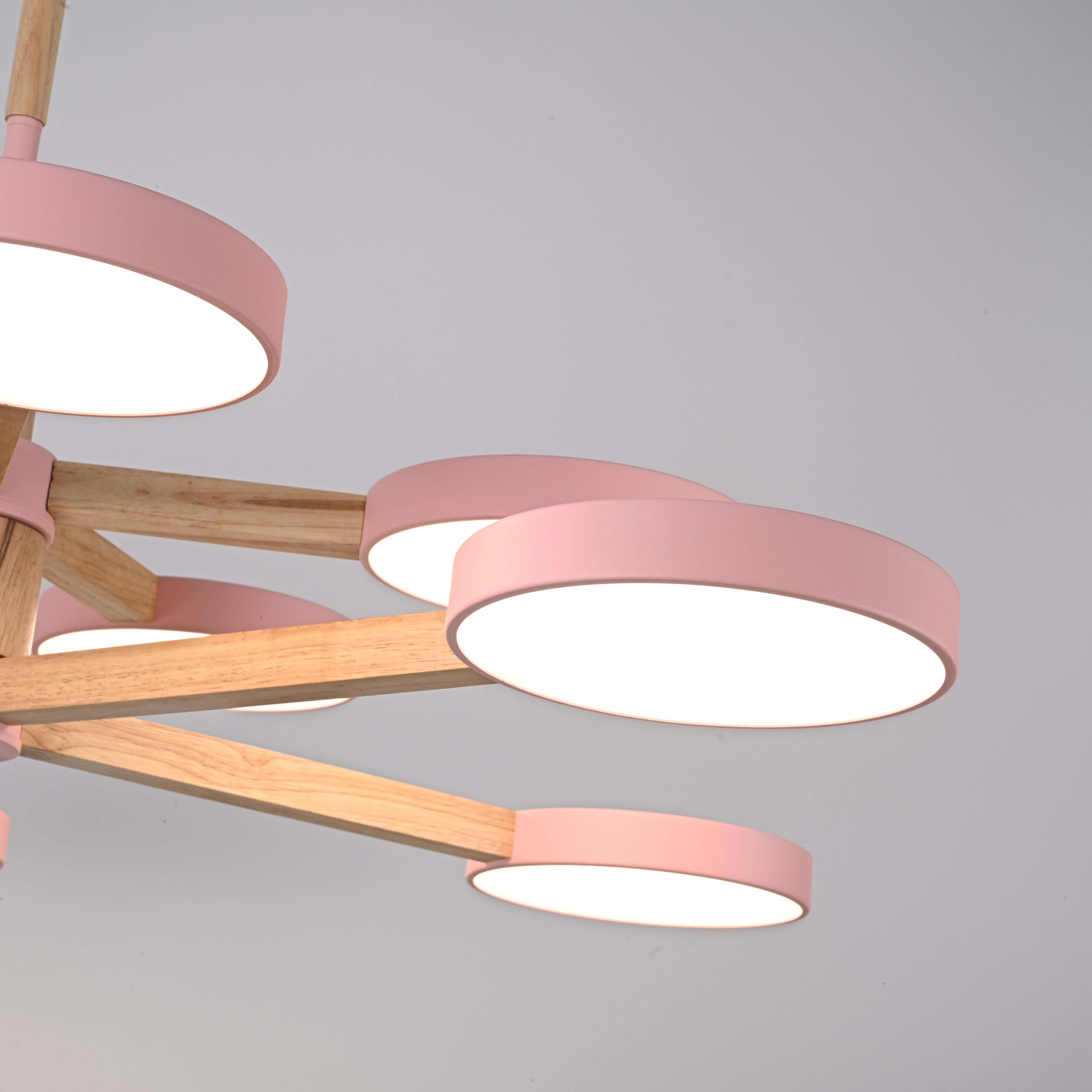 Подвесная люстра TURNA DBL L10 Pink by ImperiumLoft