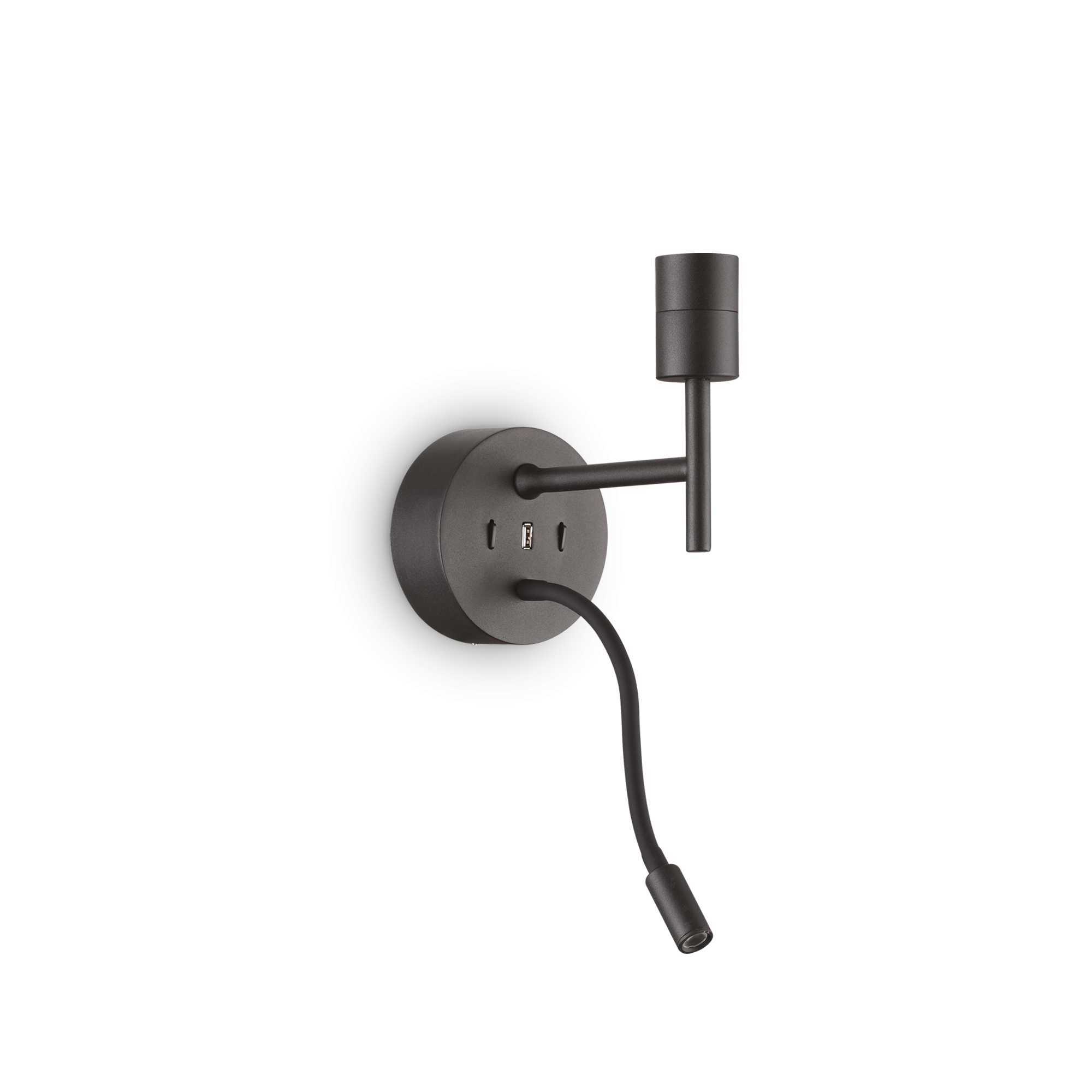 Настенный светильник Ideal Lux SET UP MAP2 NERO 259826