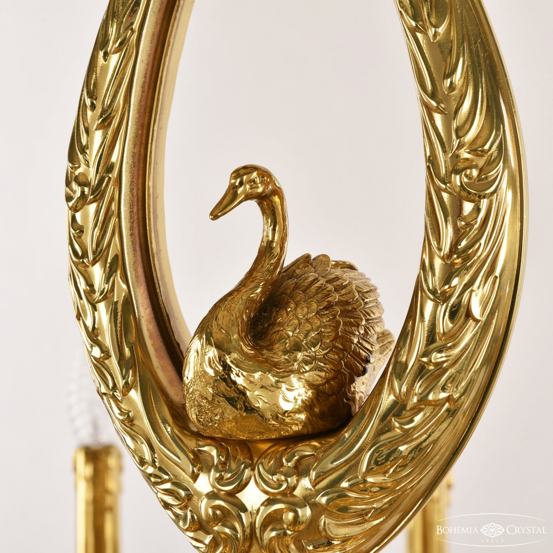 Люстра бронзовая с хрусталём 72402/16/360 B G FS2B