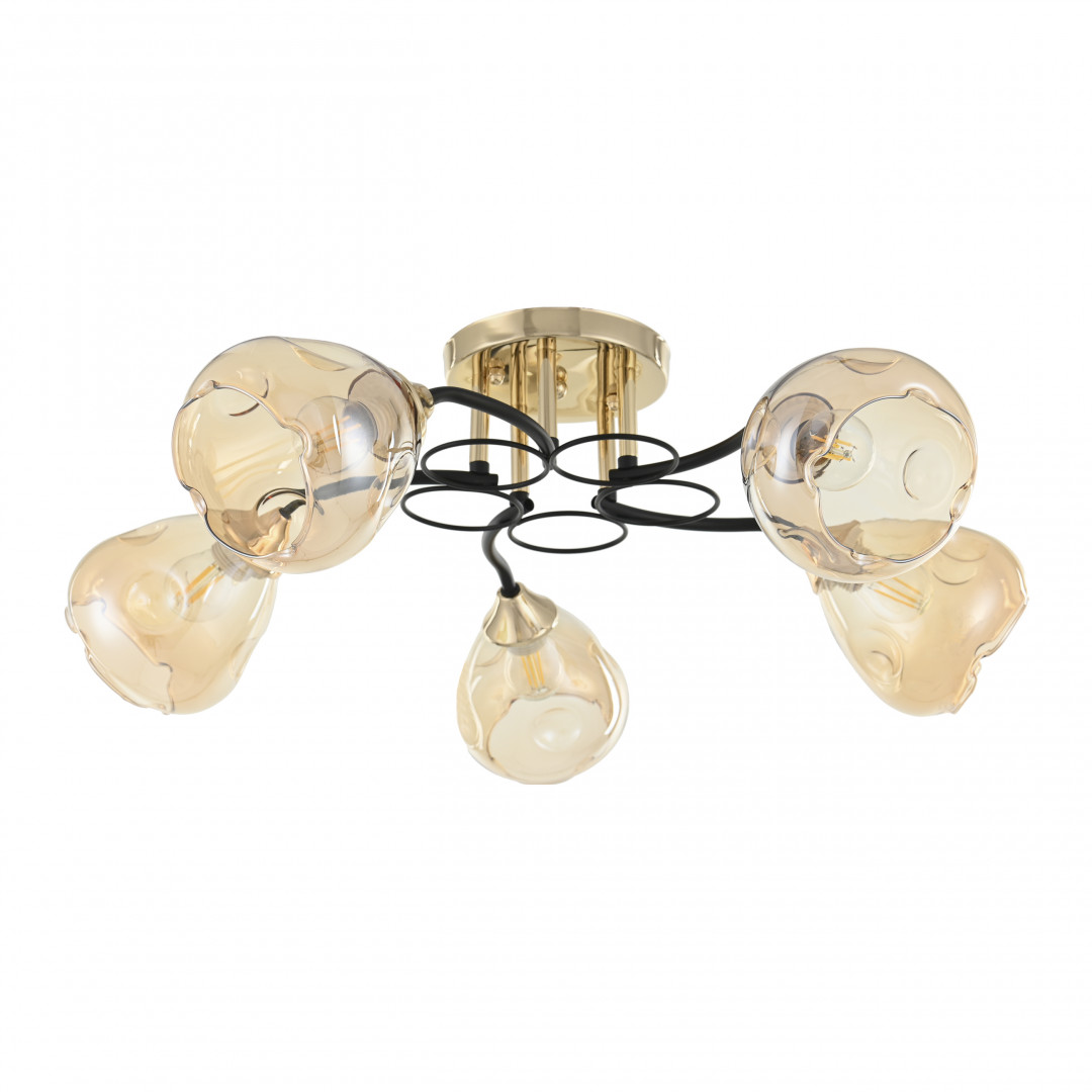 Люстра с плафонами 324106/5 FG+BK Arte Milano