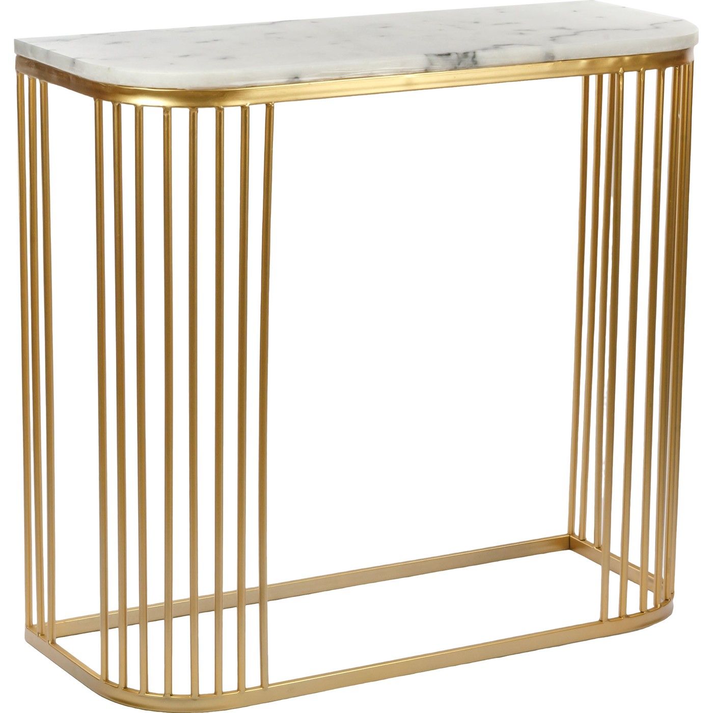 Консоль с белым мрамором Glasar 54-037