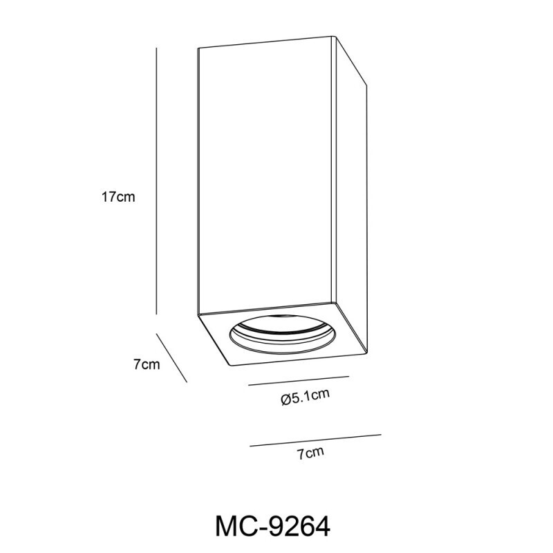 Накладной светильник Arte Lamp A9263PL-1WH