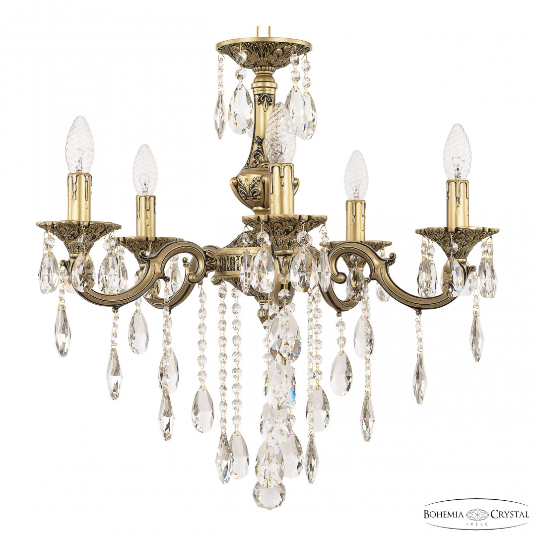 Люстра хрустальная AL78101/5/175 B AGB Bohemia Ivele Crystal
