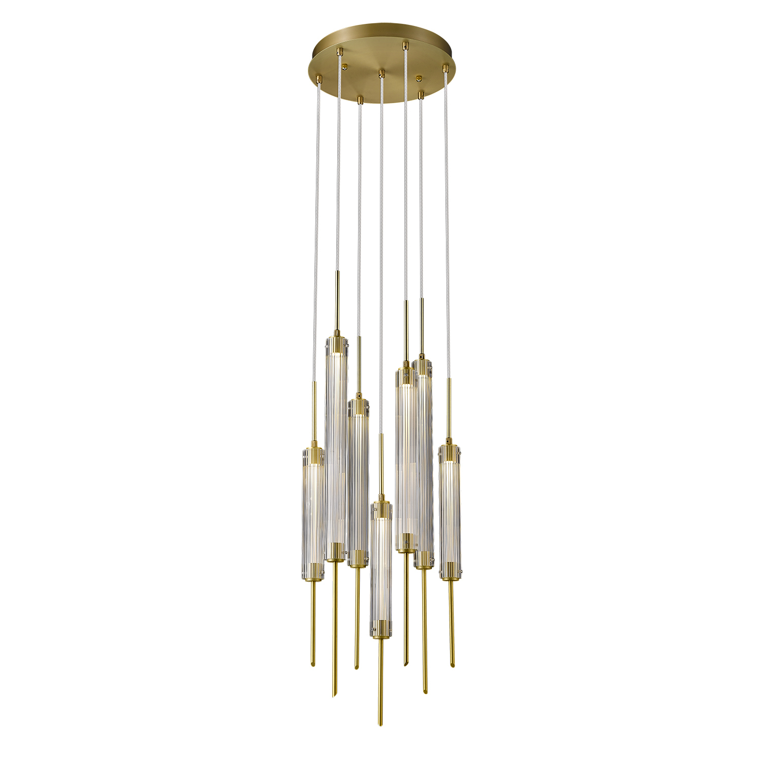 Подвесной светильник Delight Collection P98041-7 brass