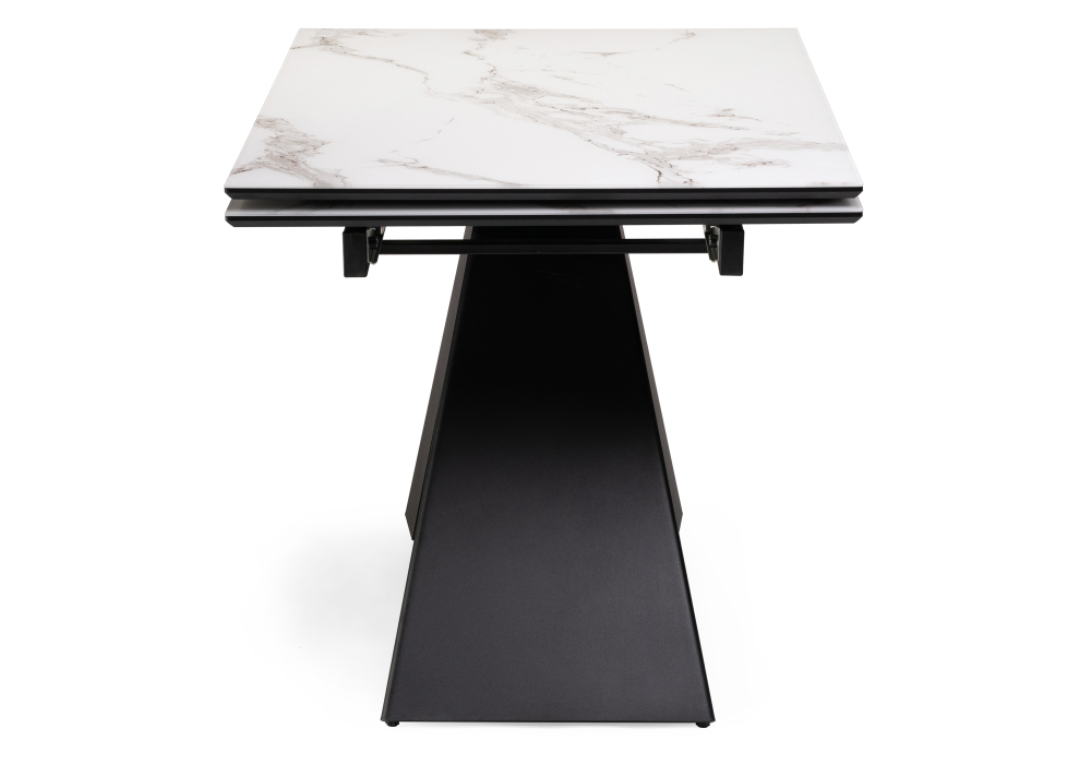 Стол Woodville Торвальд белый мрамор / черный 474324