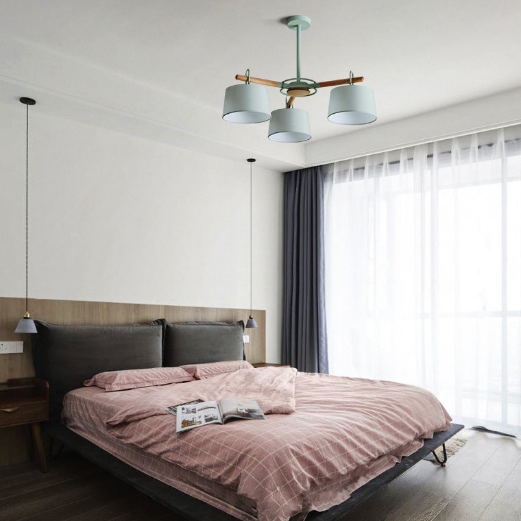 Потолочная люстра на штанге EVEN 3 Olive by ImperiumLoft