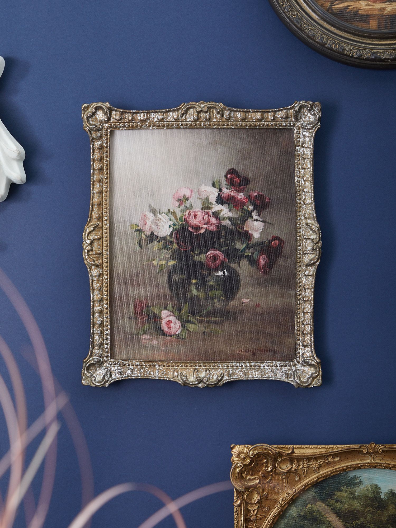 Картина настенная Цветы, под старину, масло Glasar 28-677