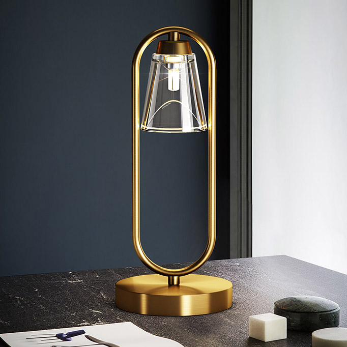 Настольная лампа ADRIELL TAB Black Bronze by ImperiumLoft