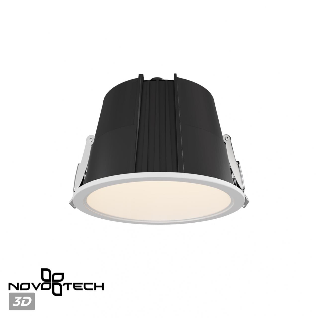 Встраиваемый светодиодный светильник с переключателем цветовой температуры Novotech 359426