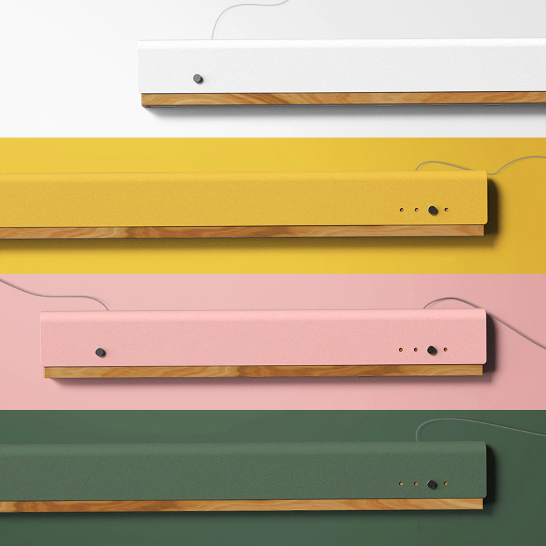 РЕЕЧНЫЙ ПОДВЕСНОЙ СВЕТИЛЬНИК BOOK 3 L120 Yellow by ImperiumLoft