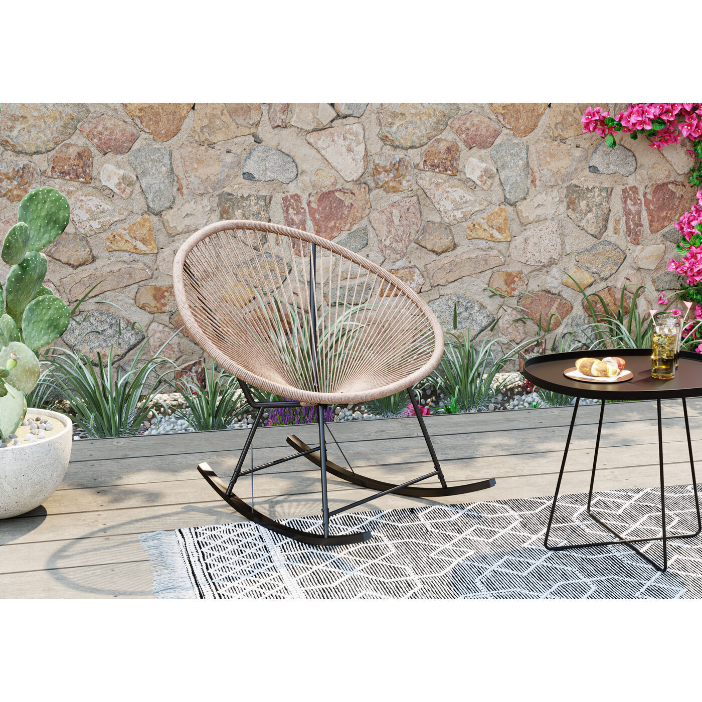 Кресло-качалка KARE Akapulco 86873