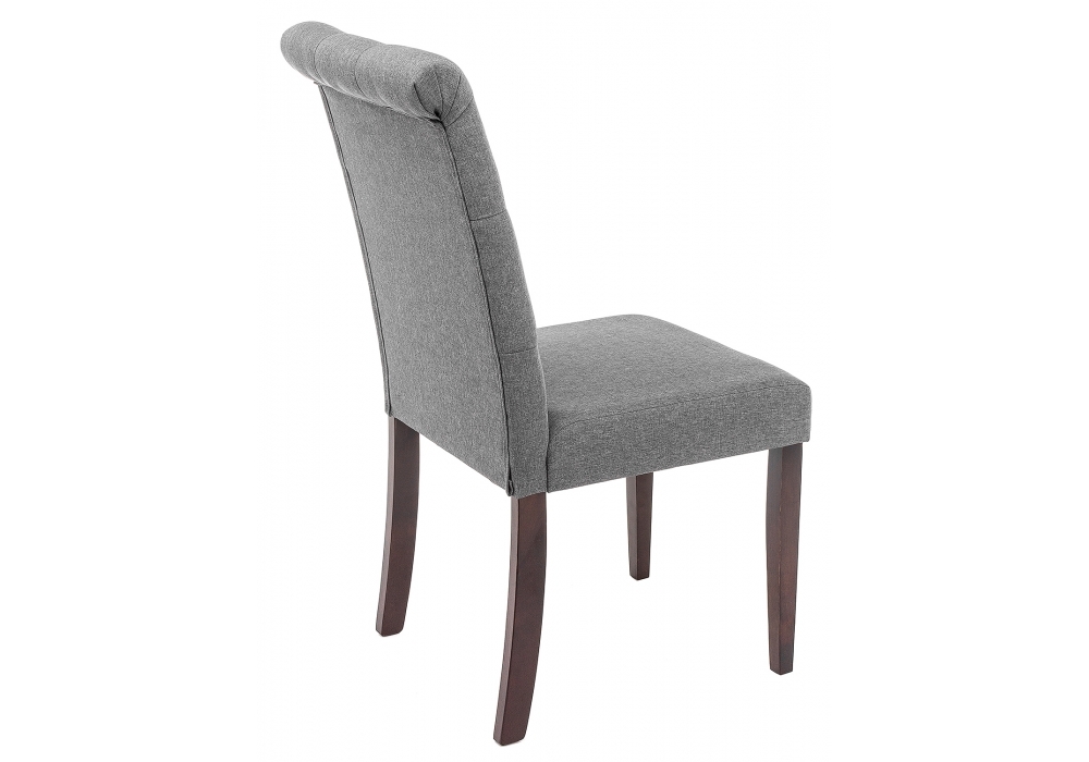 Стул деревянный Woodville Amelia dark walnut / fabric grey 11016