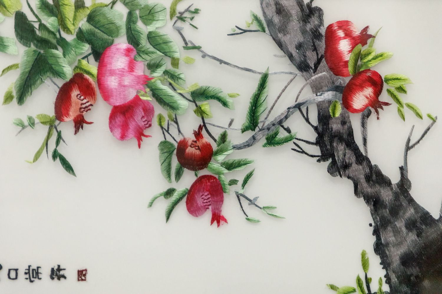 Картина гладью Ветвь гранатового дерева Glasar 56-389