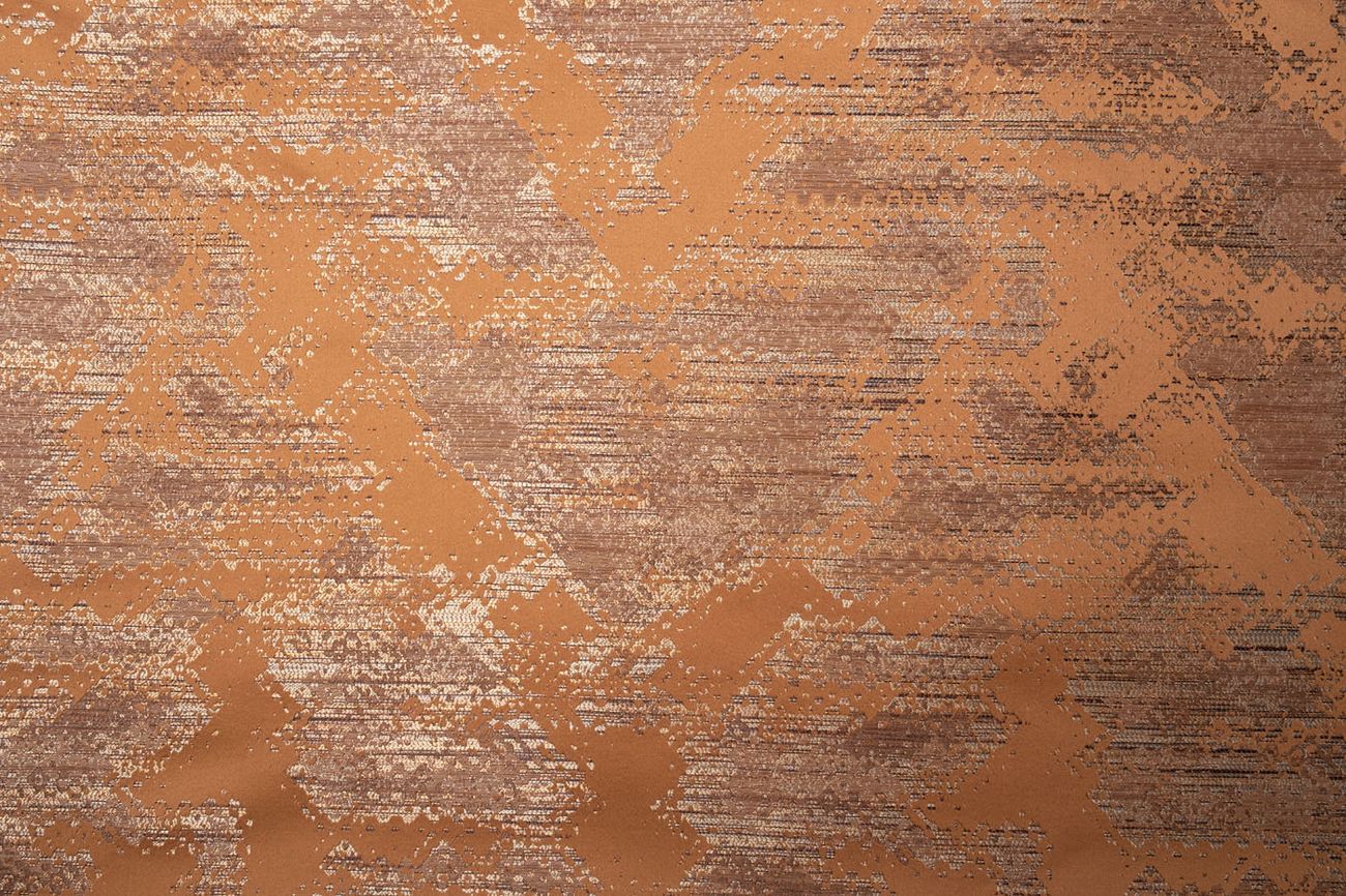 Ткань портьерная BROMLEY оранжевая Garda Decor 142DDH-1893460-BROMLEY ORANG