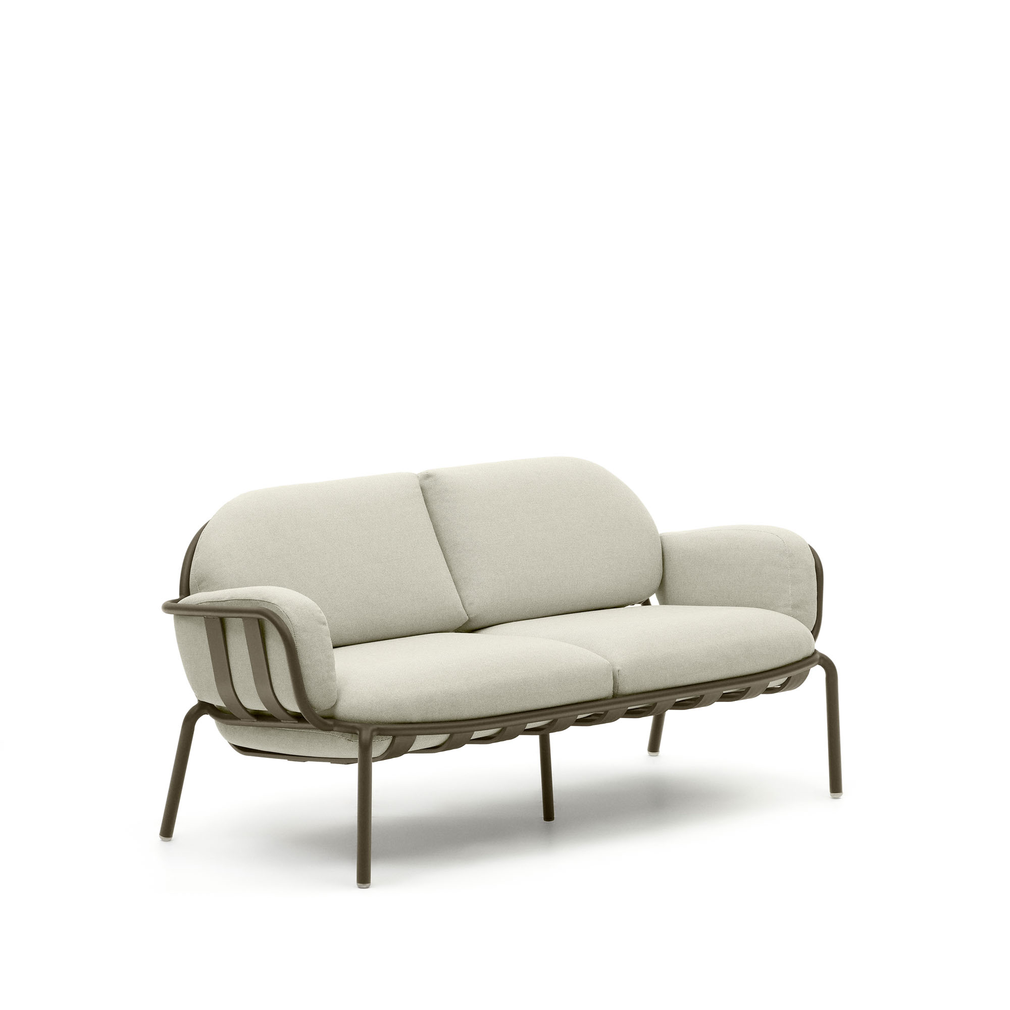 Joncols уличный алюминиевый 2-местный диван зеленого цвета 165 см La Forma (ex Julia Grup)