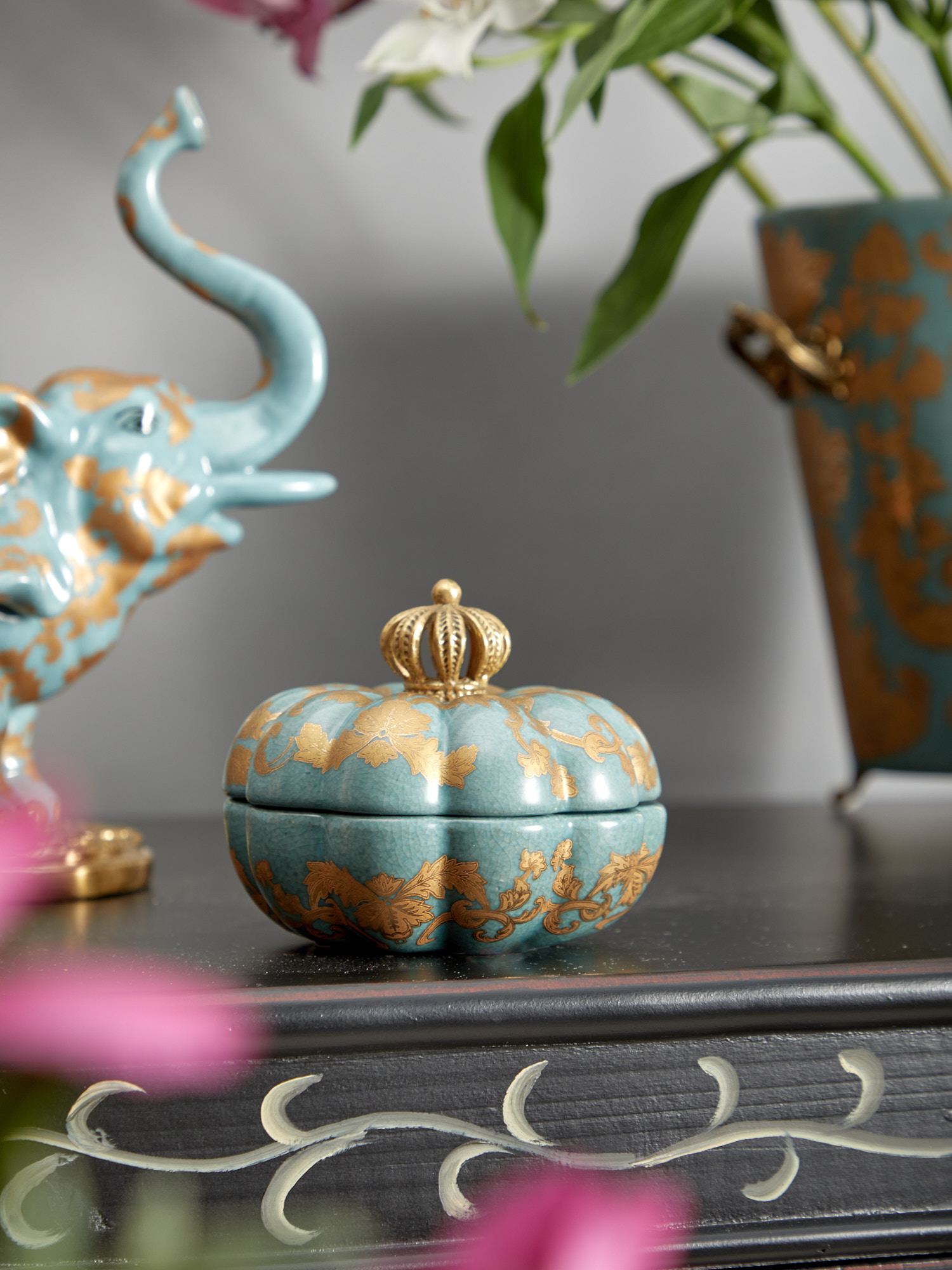 Шкатулка с короной Glasar 31G2491/B1332HC/NB4199